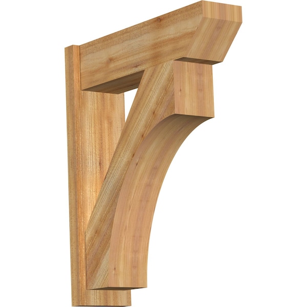 Ekena Millwork Westlake Slat Rough Sawn Outlooker, Western Red Cedar, 8"W x 28"D x 34"H OUT08X28X34WTL06RWR - main